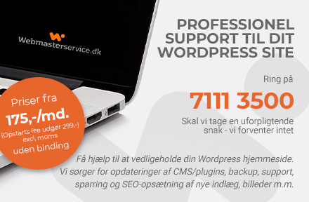 webmasterservice.dk